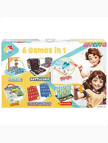 Jeu de 6 jeux de société cb games