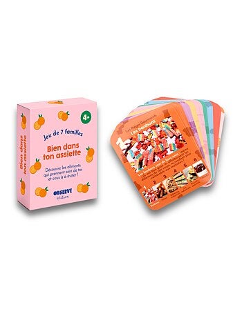 Jeu de 7 familles, Bien dans ton assiette - Alimentation