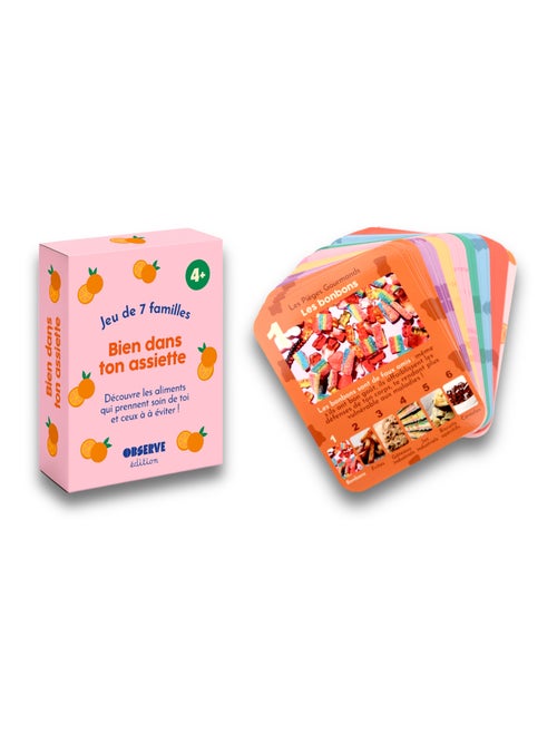 Jeu de 7 familles, Bien dans ton assiette - Alimentation - Kiabi