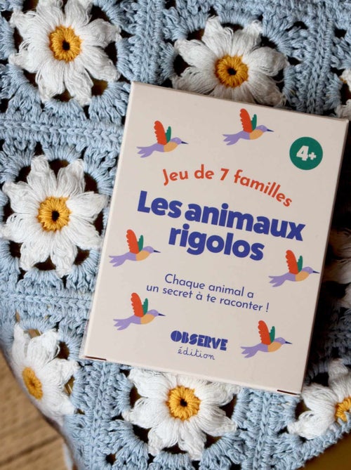 Jeu de 7 familles, les animaux rigolos - Kiabi