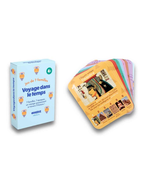 Jeu de 7 familles, voyage dans le temps - Histoire - Kiabi