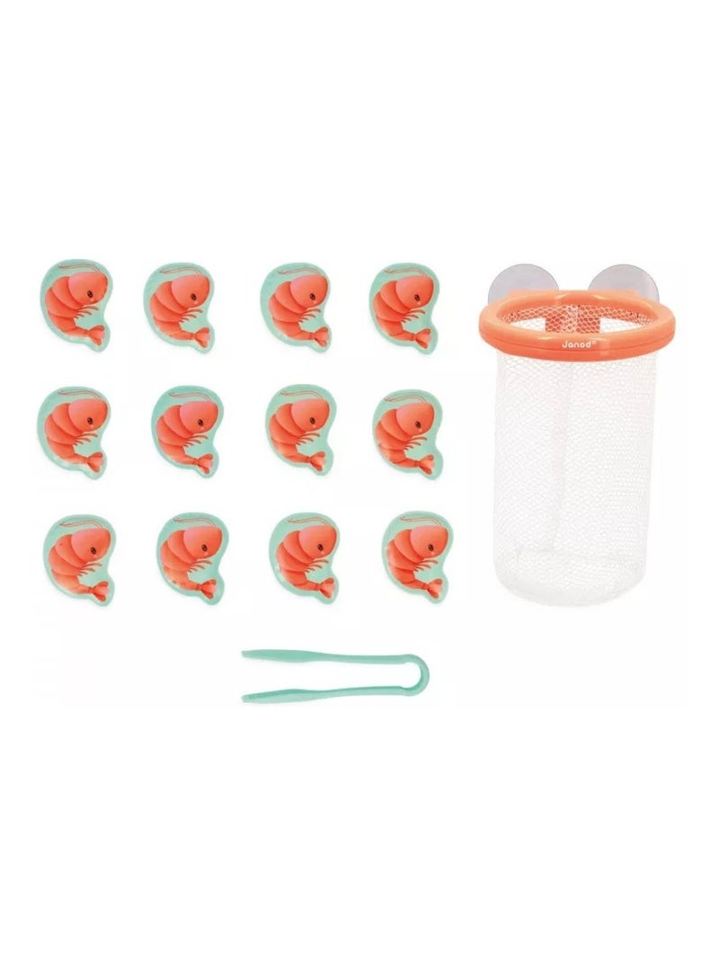 Jeu de bain Attrape-Crevettes Orange - Kiabi