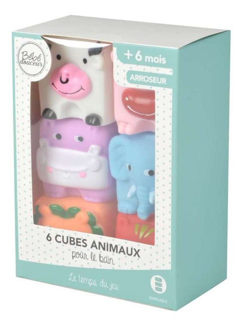 Jeu de bain cubes animaux - Kiabi Jeu de bain cubes animaux - Kiabi