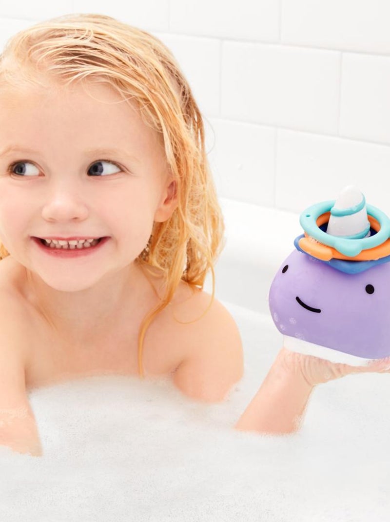 Jeu de bain Zoo lancer d'anneaux Violet - Kiabi