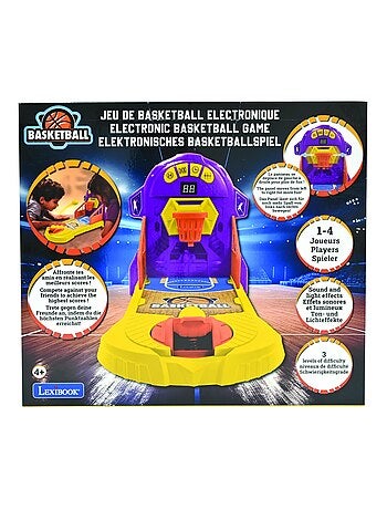 Jeu de basketball électronique avec effets lumineux et sonores