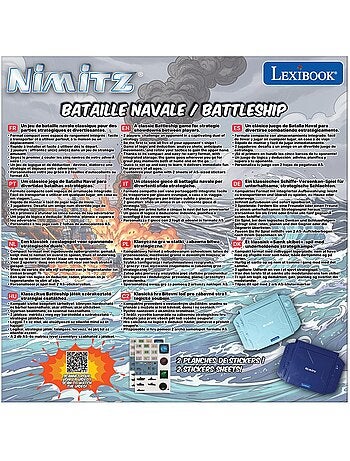 Jeu de bataille navale compact pour deux joueurs