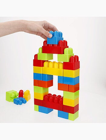 Jeu de blocs de construction 144 pièces maxi color block