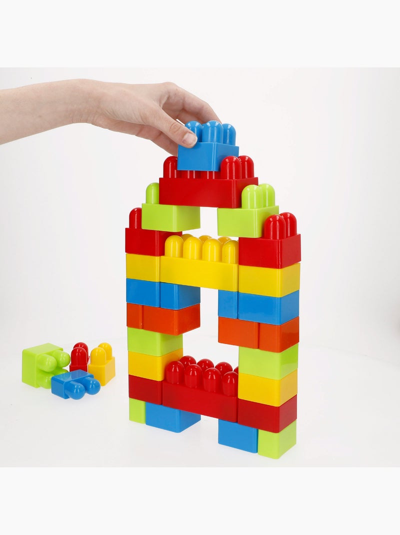 Jeu de blocs de construction 144 pièces maxi color block N/A - Kiabi