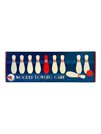 Jeu de bowling en bois