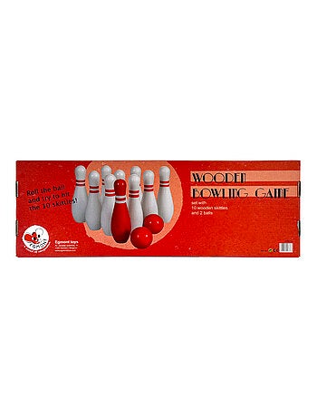 Jeu de bowling en bois
