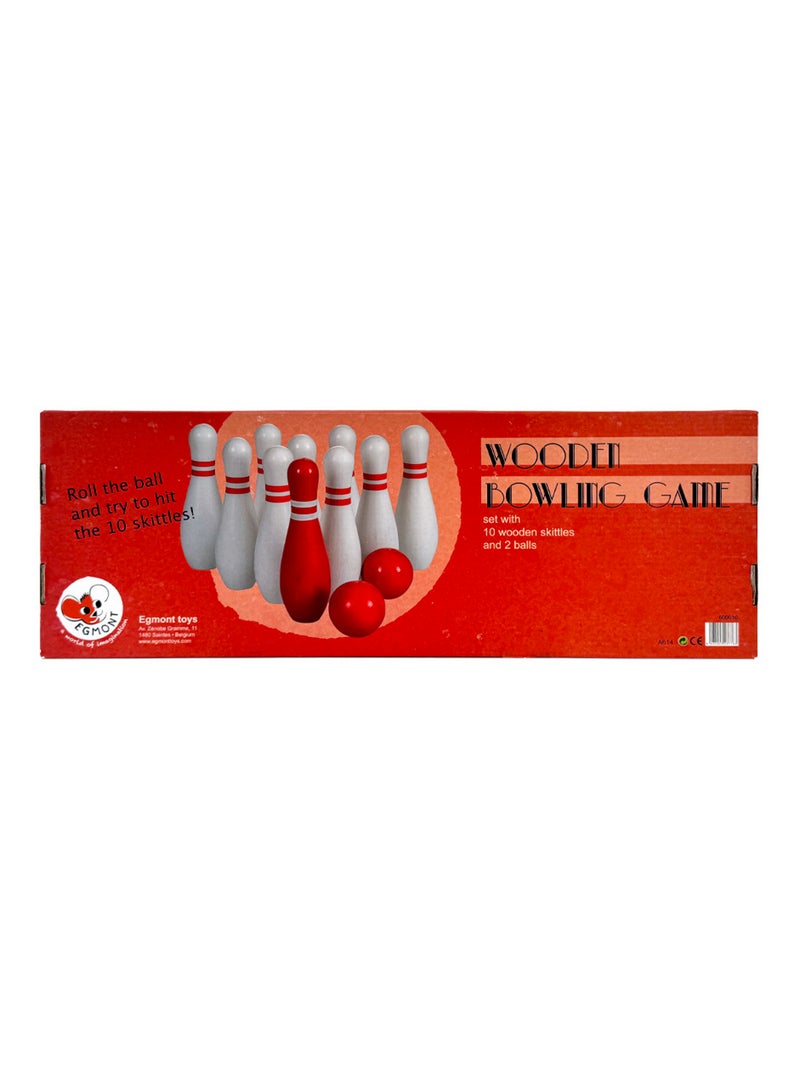 Jeu de bowling en bois Blanc - Kiabi