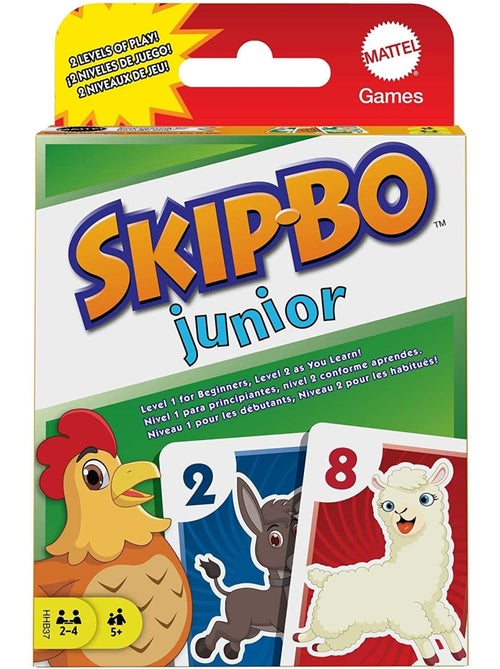 Jeu de carte Skip-Bo Junior - Kiabi