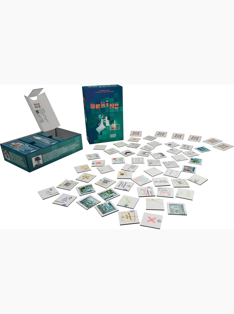 Jeu de cartes - Behind - Asmodee Bleu turquoise - Kiabi