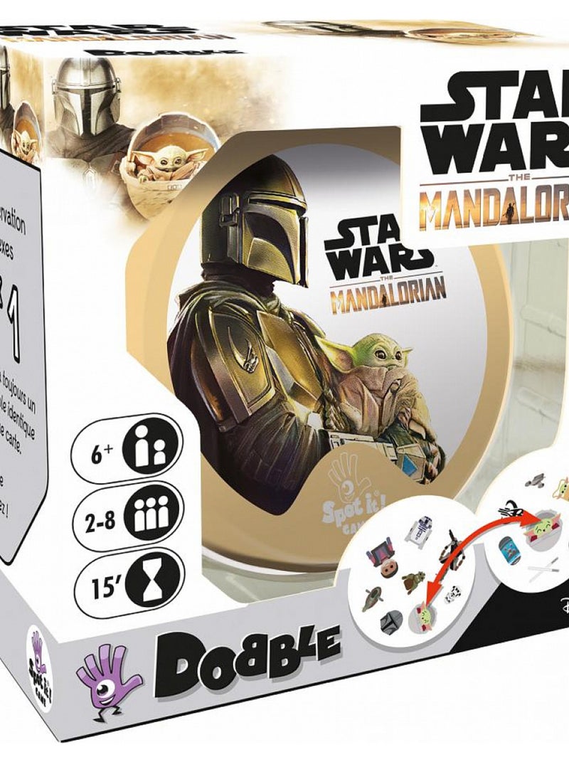 Jeu de cartes Dobble Star Wars Mandalorian pour toute la famille N/A - Kiabi