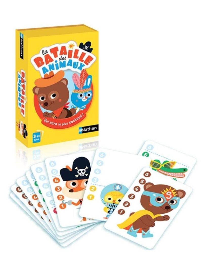 Jeu de cartes La bataille des animaux - N/A - Kiabi - 14.35€