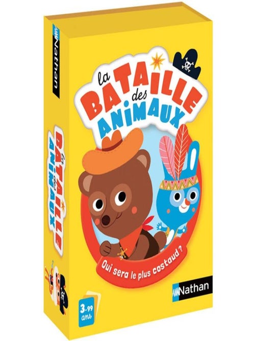 Jeu de cartes La bataille des animaux - Kiabi