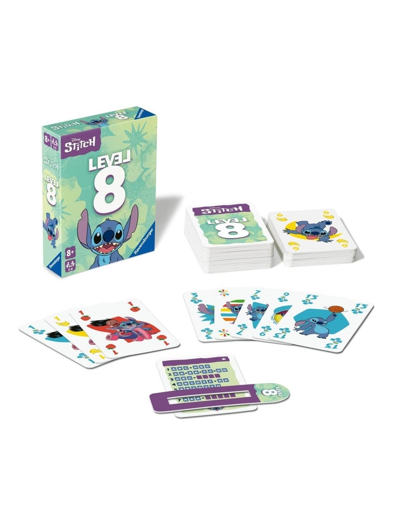 Jeu de cartes Level 8 Stitch Bleu - Kiabi