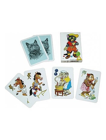 Jeu de cartes Mistigri : Rétro chat