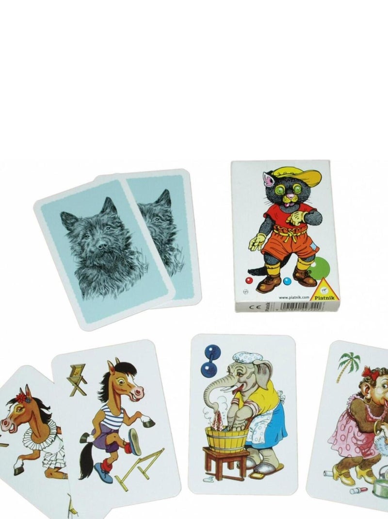 Jeu de cartes Mistigri : Rétro chat N/A - Kiabi