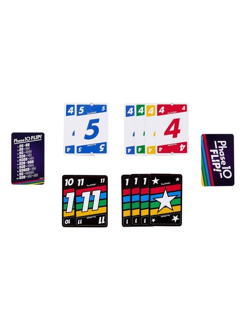 Jeu de cartes Phase 10 Flip - Kiabi