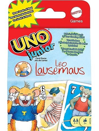 Jeu de cartes uno junior leo lausemaus