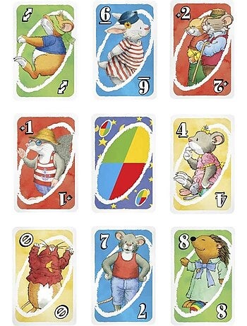 Jeu de cartes uno junior leo lausemaus