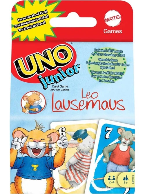 Jeu de cartes uno junior leo lausemaus - Kiabi
