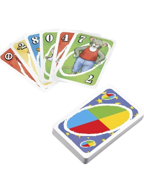 Jeu de cartes uno junior leo lausemaus - Kiabi