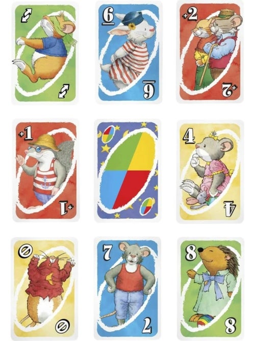 Jeu de cartes uno junior leo lausemaus - Kiabi