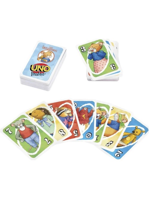 Jeu de cartes uno junior leo lausemaus - Kiabi