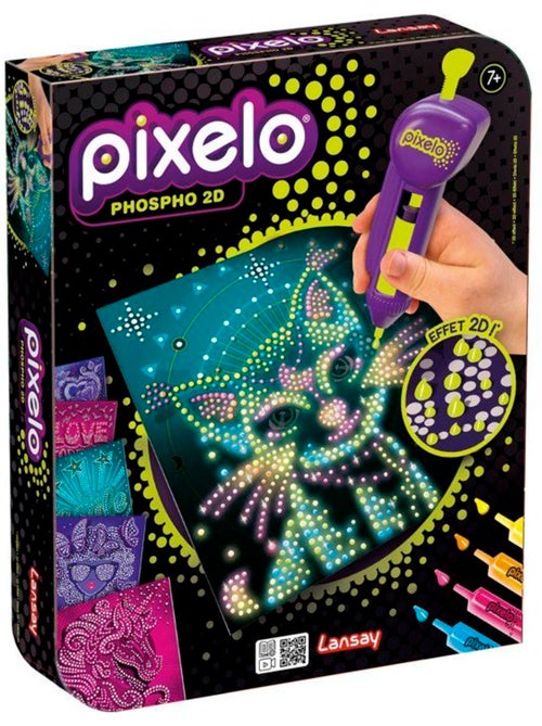 Jeu de coloriage - lansay - 20285 - pixelo phospho 2d - Kiabi