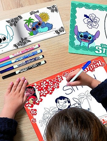 JEU DE COLORIAGE STITCH ECOLE DE DESSINS AVEC FEUTRES PARFUMES Liscianigiochi