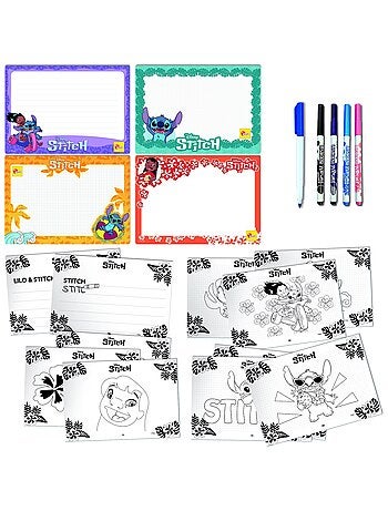 JEU DE COLORIAGE STITCH ECOLE DE DESSINS AVEC FEUTRES PARFUMES Liscianigiochi