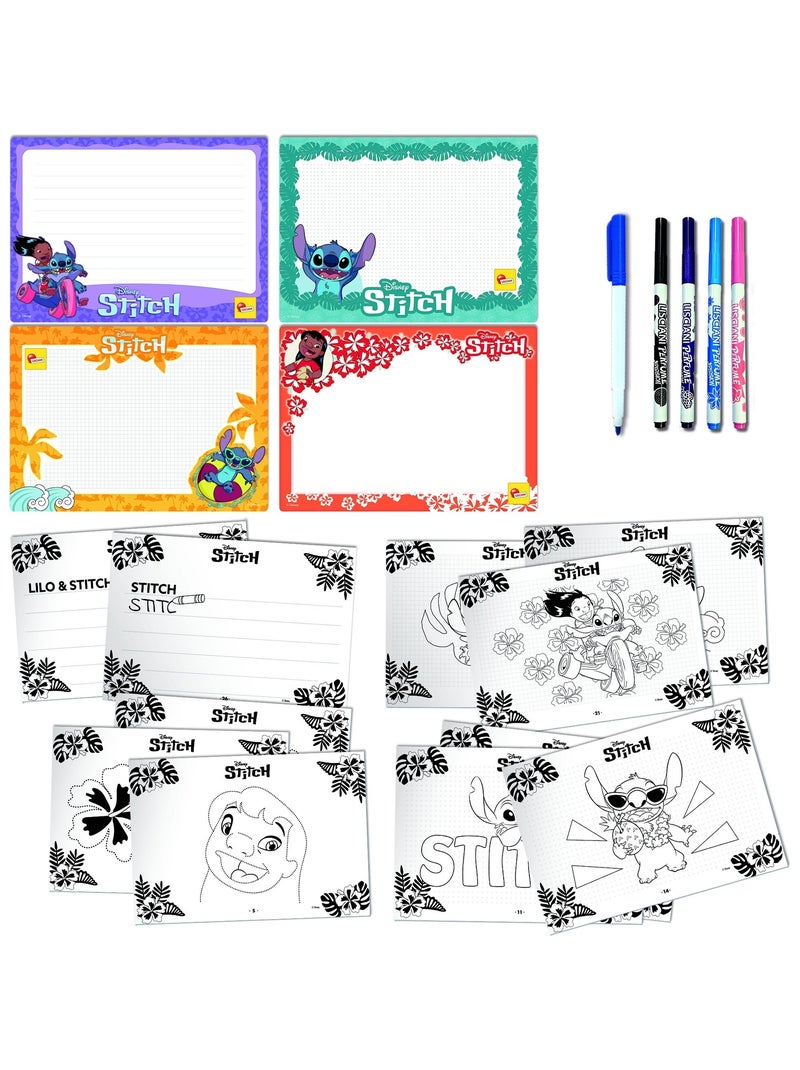 JEU DE COLORIAGE STITCH ECOLE DE DESSINS AVEC FEUTRES PARFUMES Liscianigiochi N/A - Kiabi