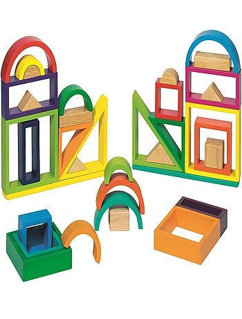 Jeu de construction arc-en-ciel