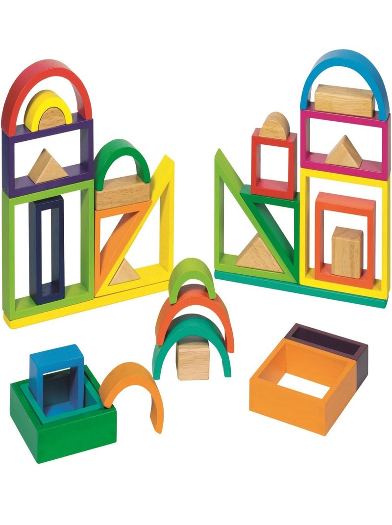 Jeu de construction arc-en-ciel Multicolore - Kiabi