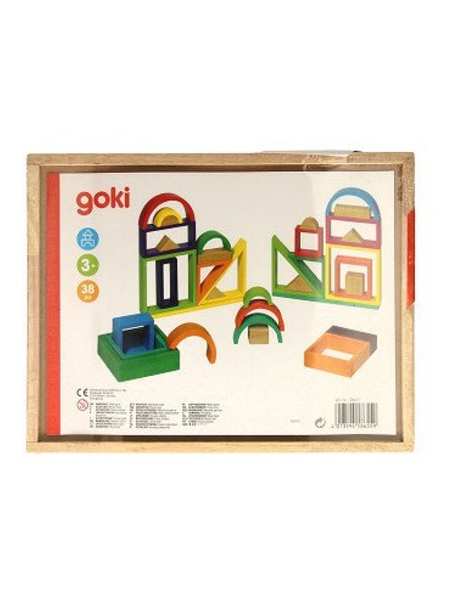 Jeu de construction arc-en-ciel - Kiabi