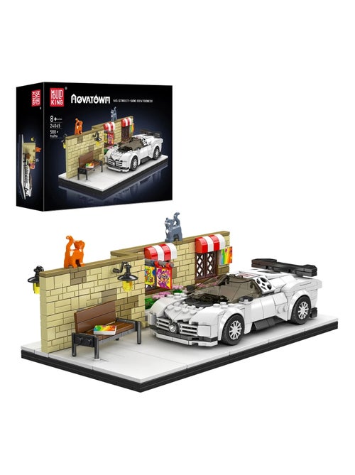 Jeu de construction de super voitures de sport Centodieci côté rue - Kiabi