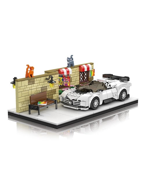 Jeu de construction de super voitures de sport Centodieci côté rue - Kiabi