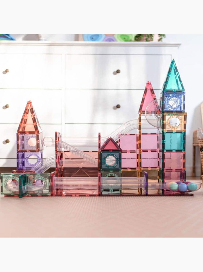 Jeu de construction magnétique ball run pack pastel - 106 pièces Multicolore - Kiabi