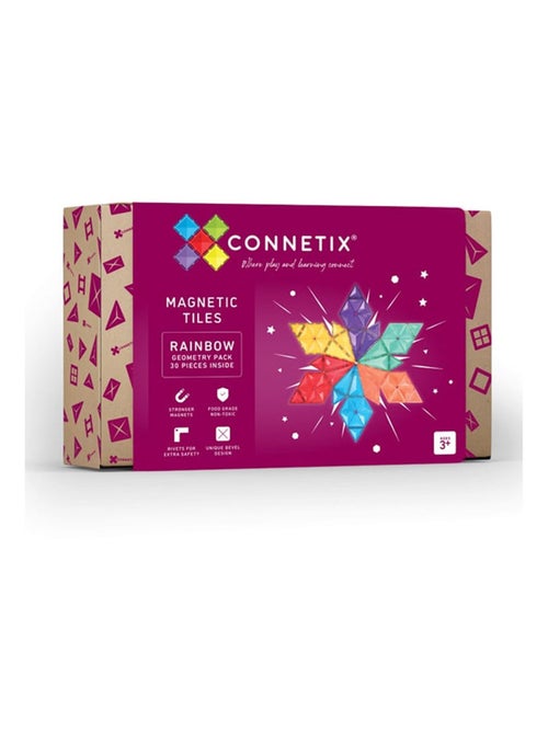 Jeu de construction magnétique Geometry Pack - 30 pièces - Kiabi