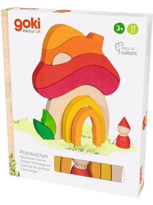 Jeu de construction Maison champignon - Kiabi
