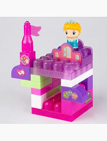 Jeu de construction princesse 20 pièces colorbaby