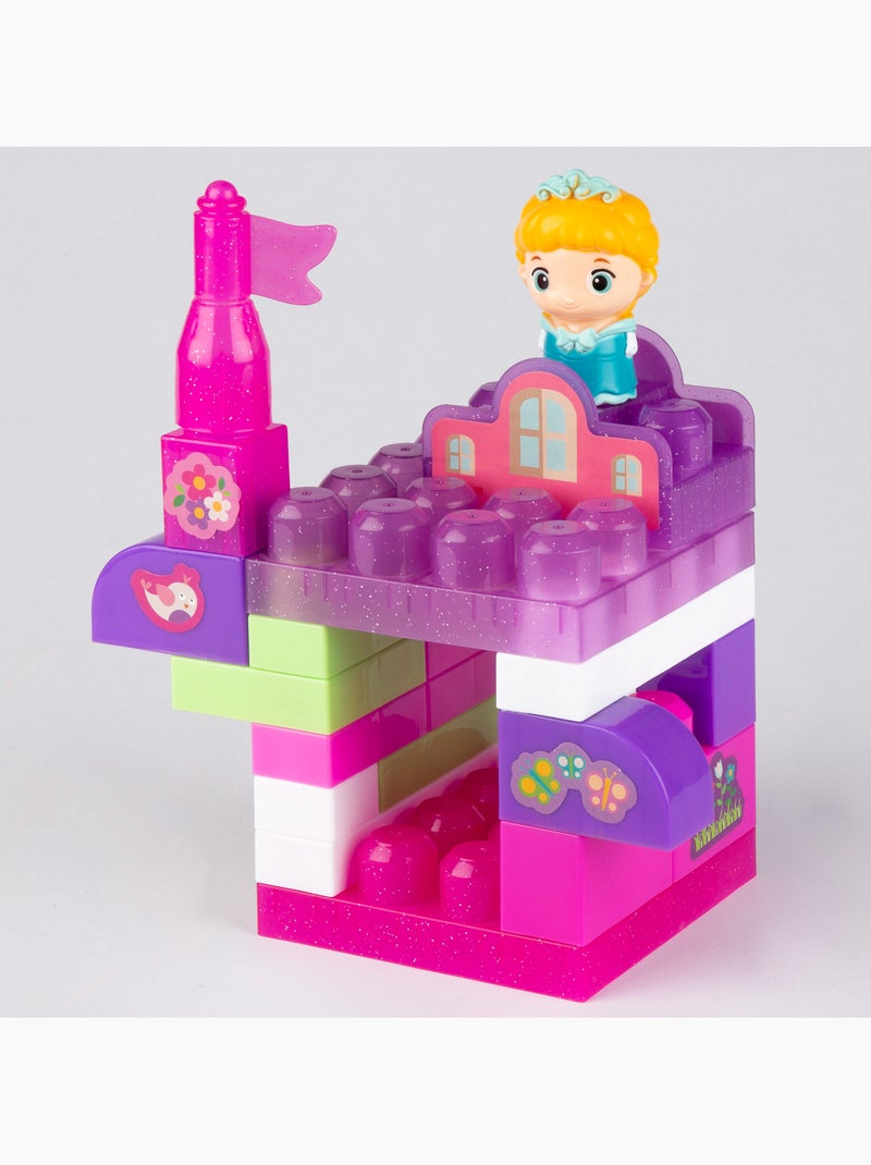 Jeu de construction princesse 20 pièces colorbaby N/A - Kiabi