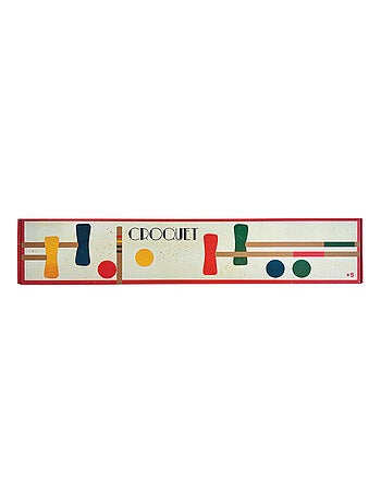 Jeu de croquet en bois