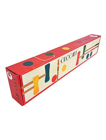 Jeu de croquet en bois