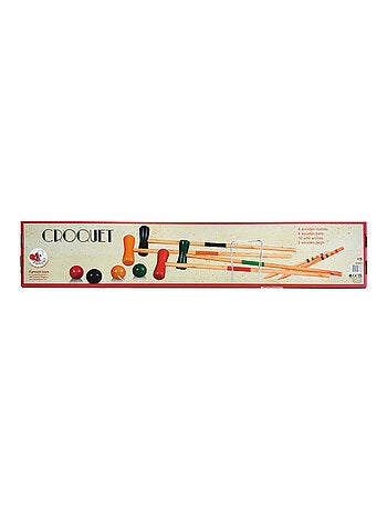 Jeu de croquet en bois