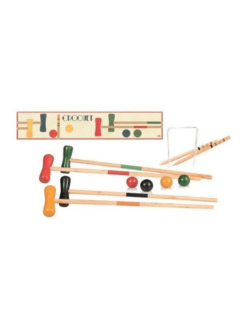 Jeu de Croquet en bois Beige - Kiabi