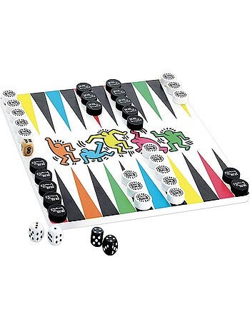 Jeu de Dames Backgammon Keith Haring