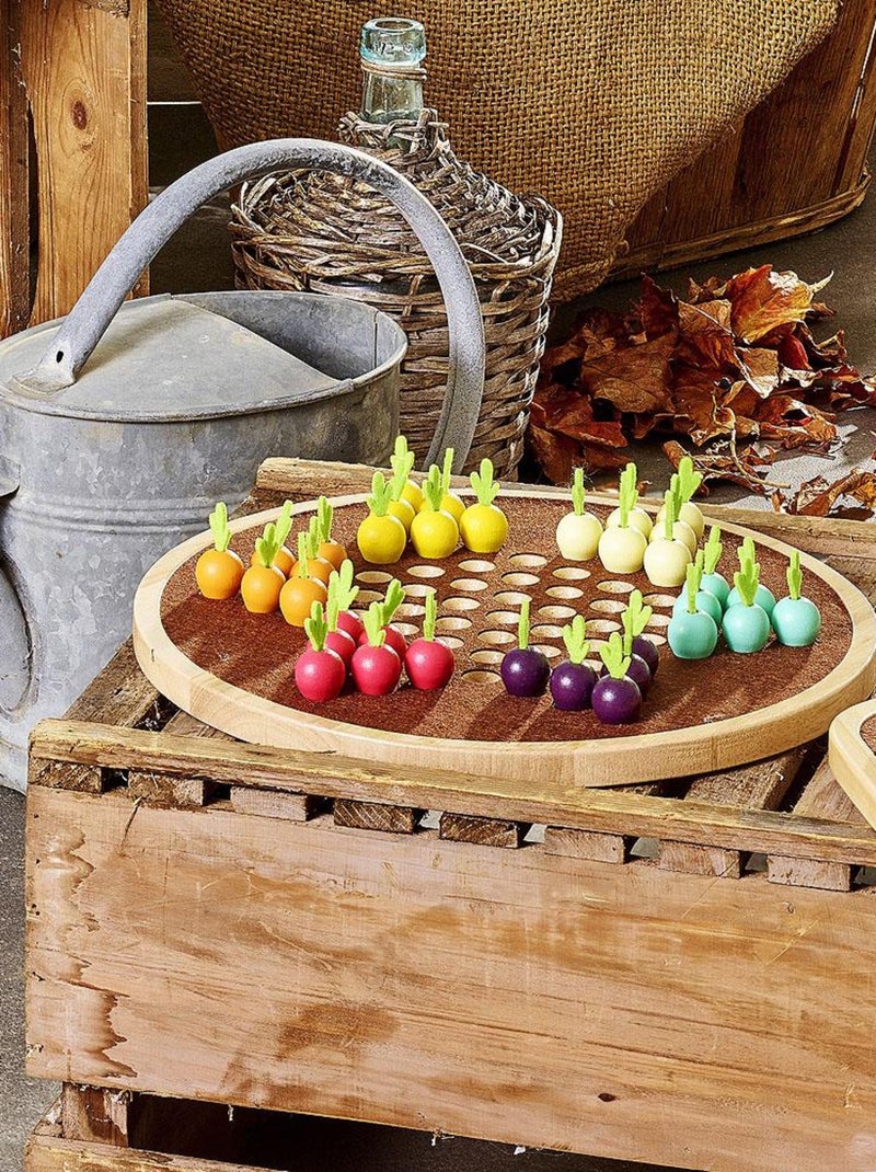 Jeu de dames chinoises La traversée du potager Vert - Kiabi
